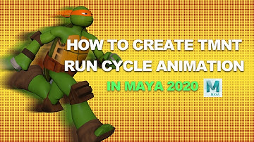 How To Create Tmnt Run Cycle Animation In Maya 2020 Tutorial