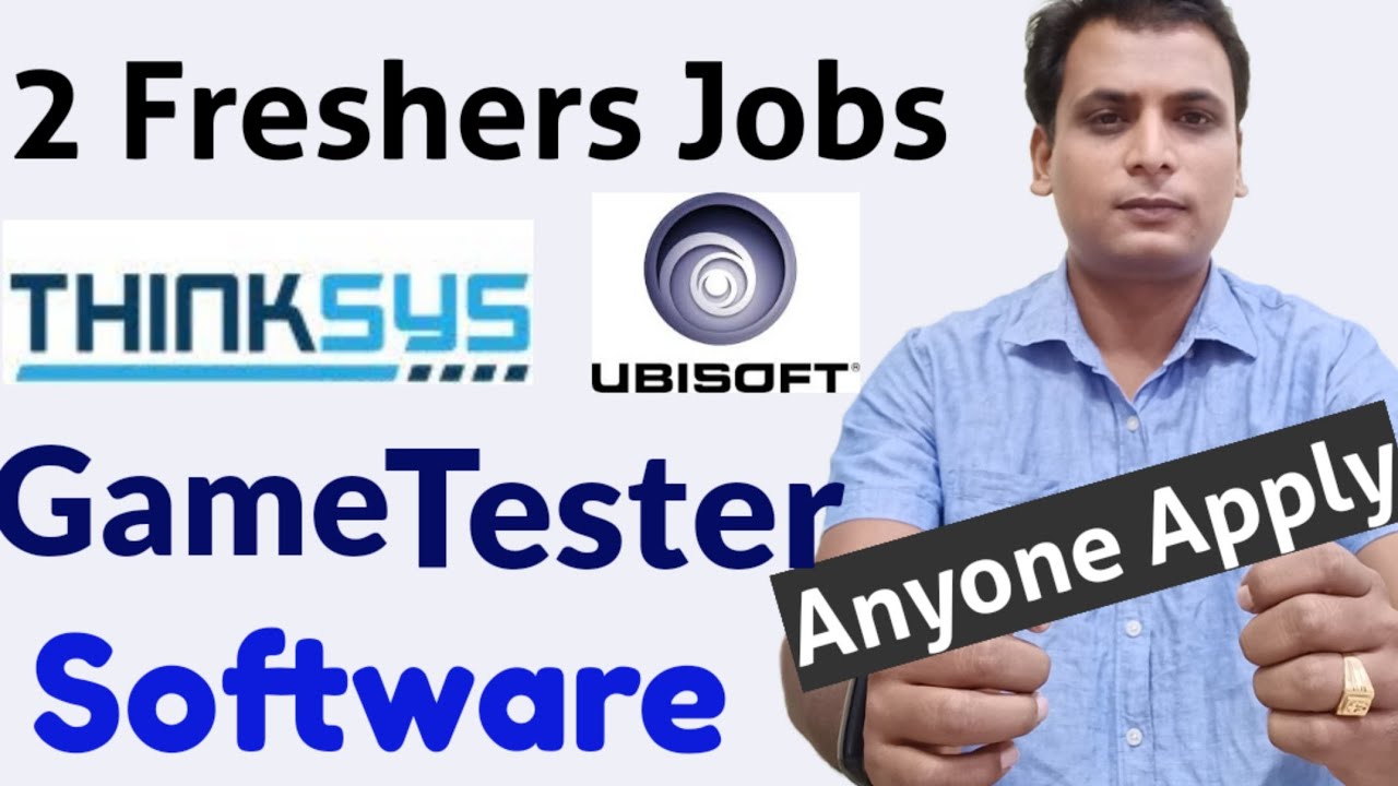 Freshers Jobs Game Tester Software Engineer Trainee Jobs 2020