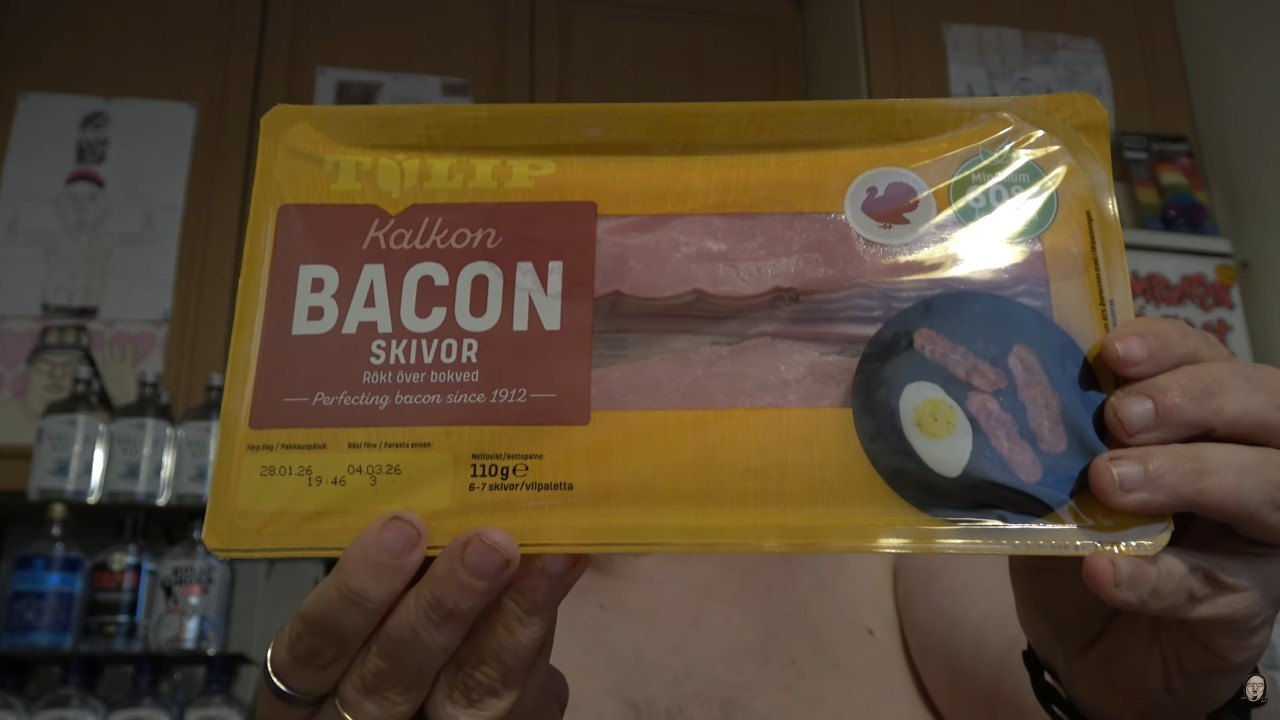 Hampaaton läski syö: Osa 4381 - Tulip Kalkon Bacon Skivor