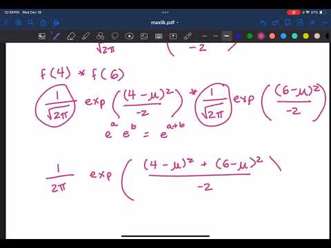 ML 3.2.2 Maximum Likelihood Intuition/Proof