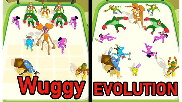 Siren Wuggy, Glam Clock in Merge Monster Army Game Video All Levels 1-20 Gameplay Walkthrough