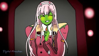 Zero Two Turns into She Hulk - TARANSFORMATION ANIMATION 2023