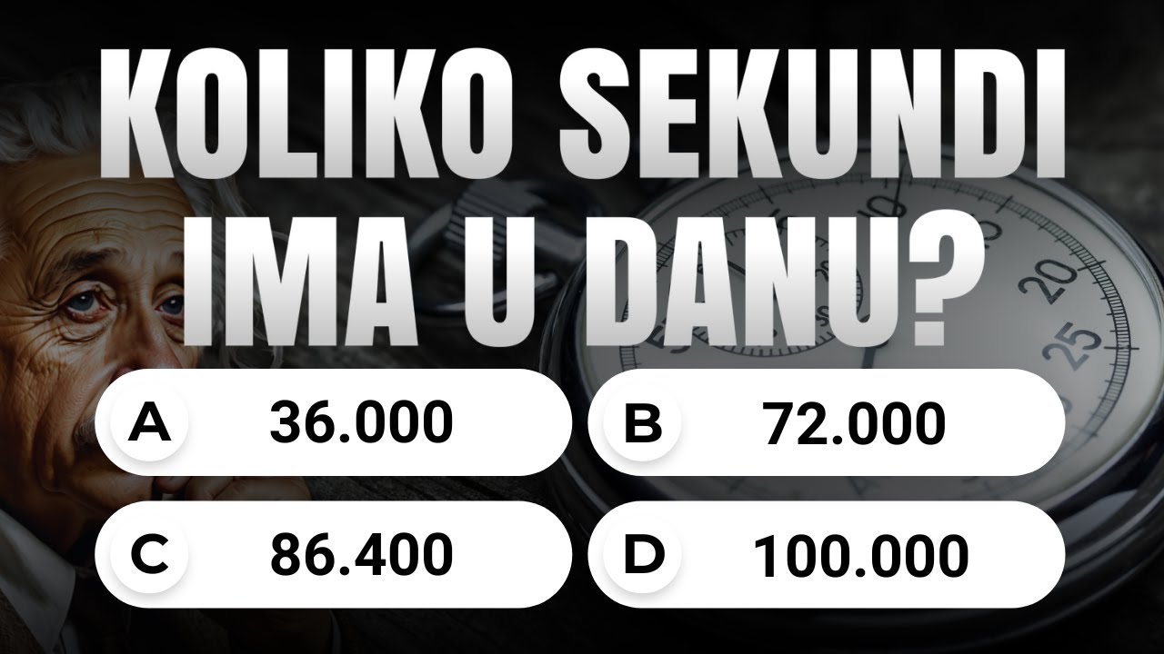 Test Opšteg Znanja 🧠 20 Pitanja za Prave Znalce 🏆