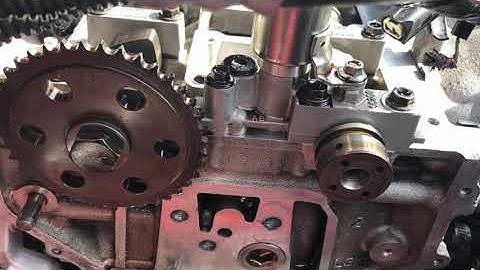 How to install a   VVT  Actuator and Timing chain PART 1 Mazda 2.3 l Turbo engine
