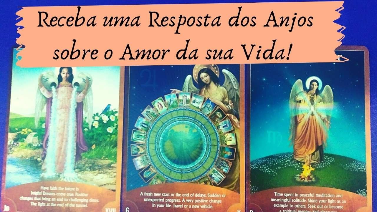 🧚‍♀️❤Receba uma Resposta do Tarot dos Anjos sobre o Amor da sua Vida!!!