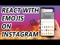 How to React to Instagram messages with Emojis on Android/iPhone || Instagram Message React Feature