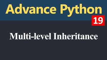Multilevel Inheritance in Python (Hindi)