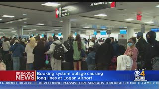 Check In System Outage Causes Long Lines At Logan Airport