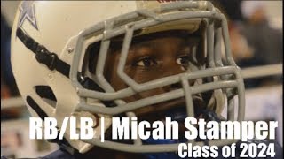 Micah Stamper | Class of 2024 RB/LB | MOT Championship & All-Delaware Bowl Highlights