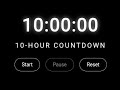 10 Hour Focus Timer LIVE | Productivity & Deep Work