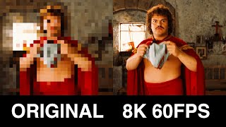 Nacho Libre (2006) in 8K 60FPS (Upscaled by Artifical Intelligence)