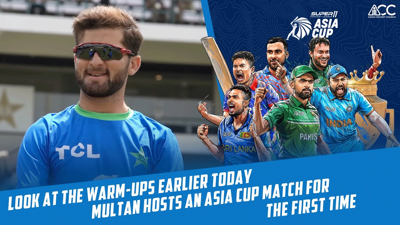 A look at the warm-ups earlier today 🏏Multan hosts an Asia Cup match for the first time 🏟️PCB MA2L