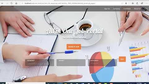 PHP JavaScript Online Job Portal with source code  For Free Download