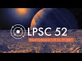 What to expect at the 52nd lunar and planetary science conference