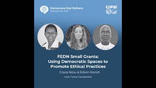 400 - FEDN Small Grants - Using Democratic Spaces to Promote Ethical Practices