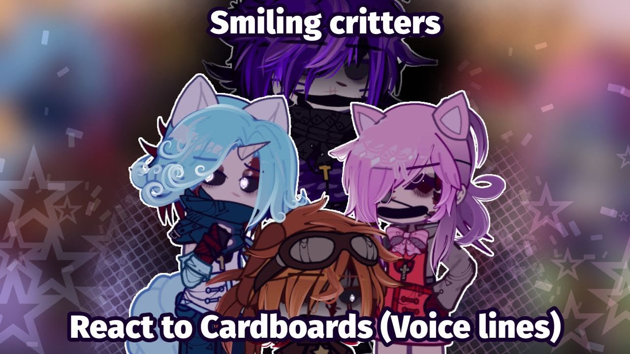 Smiling Critters reagindo aos cartões (linhas de voz) Poppy Playtime Capítulo 3