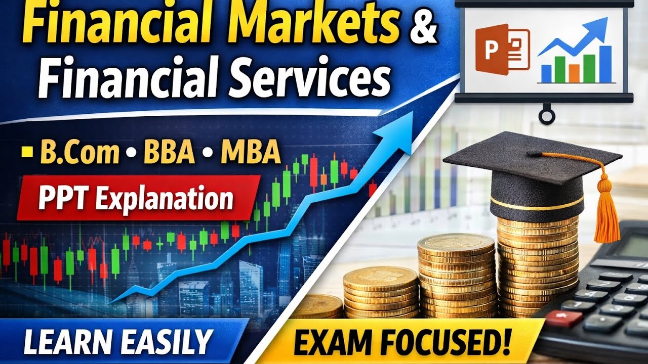 Financial Markets and Financial Services Explained | PowerPoint Presentation | English