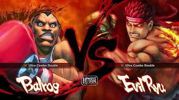 BALROG VS EVİL RYU  | CPU VS CPU Ultra Street Fighter IV  (Hardest AI)