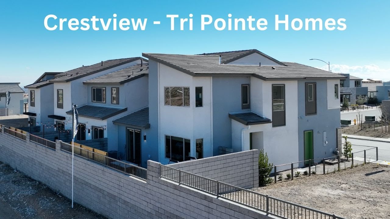 New Townhomes For Sale Las Vegas Crestview 3BD, 2.5BA, 2CR 1,674sf