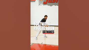 50 Make - Footwork Pivot Progression Workout on The Basketball Shooting Gun