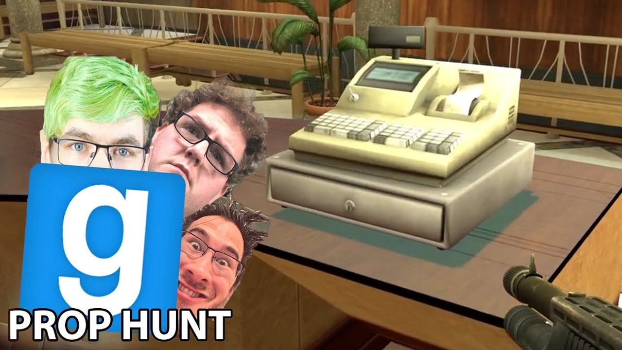 CAPTAIN OBLIVIOUS | GMOD Prop Hunt with Mark, Bob, and Sean