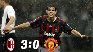 AC Milan vs Manchester United 3-0 - UCL 20062007 - Full Highlights (English Commentary)