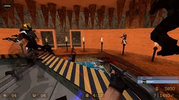 ZOMBIE ESCAPE MOD ON COUNTER-STRIKE: SOURCE, MAP: ZE_surf_facility, CSS