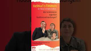 Heimatstimmen: Wie funktionieren eigentlich Koalitionsverhandlungen? #koalitionsvertrag #koalition