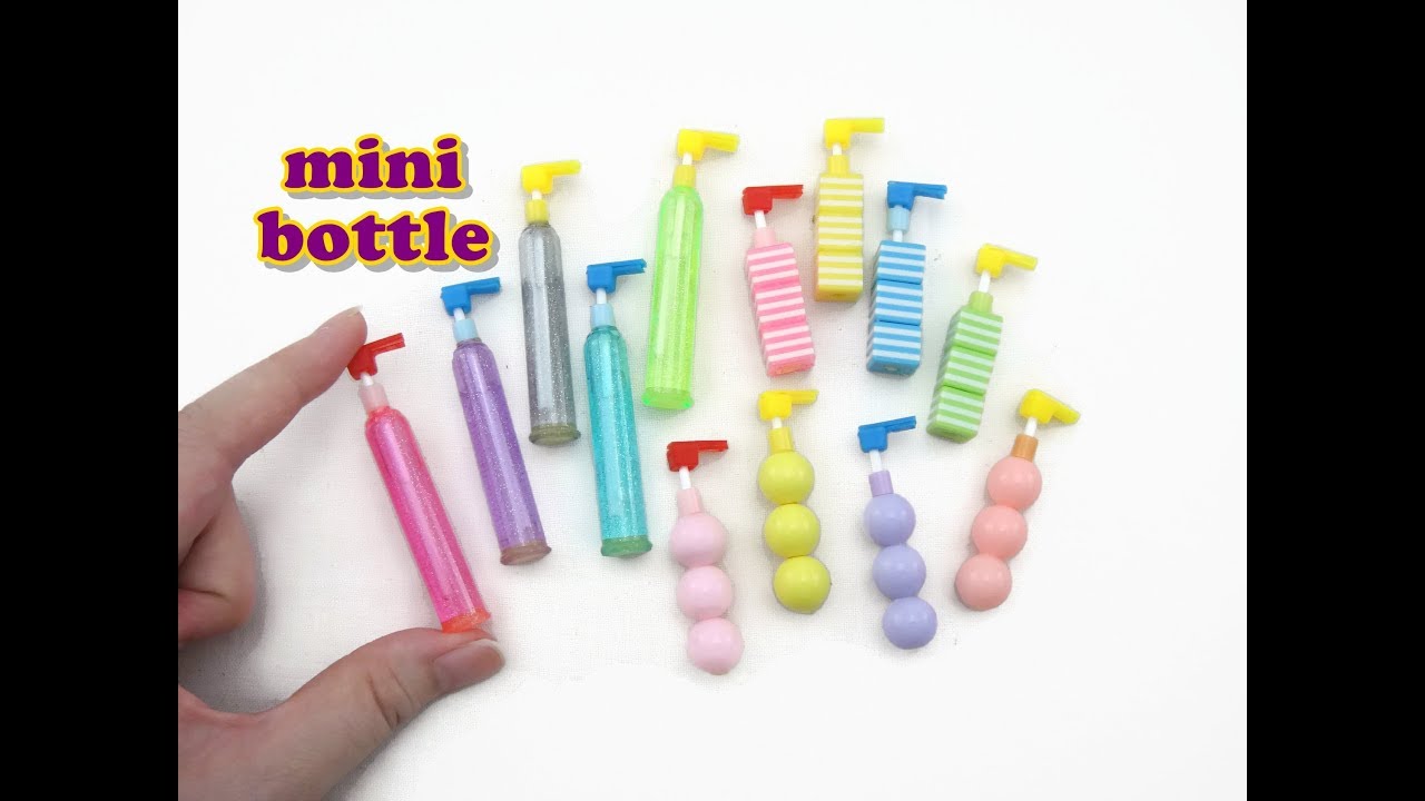 DIY Doll Accessories Mini Shampoo Bottle Easy YouTube