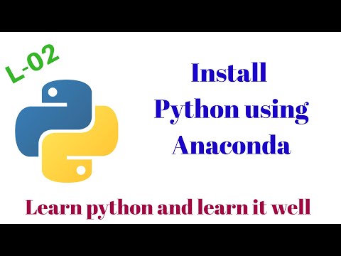 Core Python 02: How to install Anaconda Python || Install Python using Anaconda in Windows