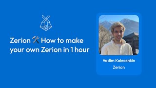 Zerion 🛠 How to make your own Zerion in 1 hour