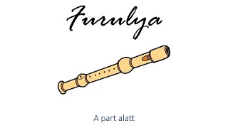 Hangszer ovi - A part alatt (furulya) / Hungarian folk children song with animals