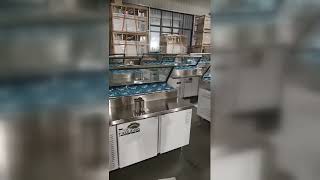 Commercial Pizza Prep Table | Stainless Steel Pizza Workstation | Full Kitchen