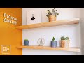 How to Make Floating Shelves Without Metal Hardware // Tiny Apartment Build Ep.14