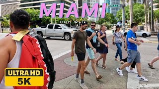 Brickell walk in Miami, FL SLOW WALK