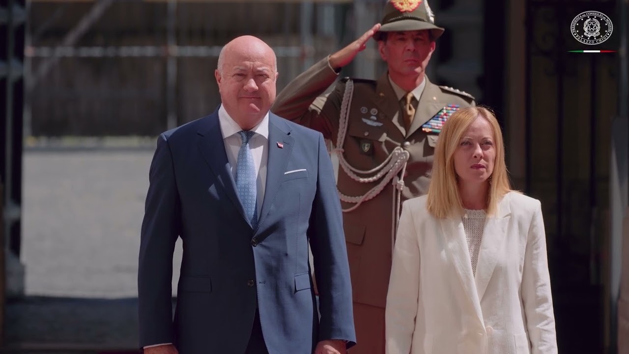 Incontro Meloni - Stocker, l'accoglienza a Palazzo Chigi