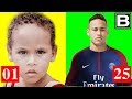 Neymar Jr transformation  | From 1 to 25 Years old