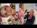 Getting botox brow lamination  lots of eating mukbang