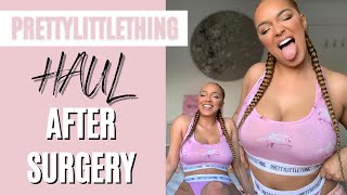 HAUL | Pretty Little Thing Try On After Breast Reduction | Scar Update