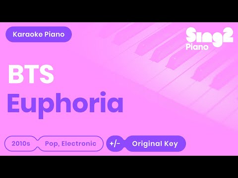 BTS - Euphoria (Karaoke Piano)