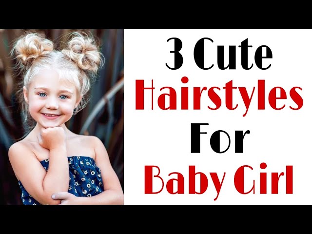 3 cute hairstyle for baby girl | cute girl hairstyles | baby hairstyles |  trending hairstyles - YouTube