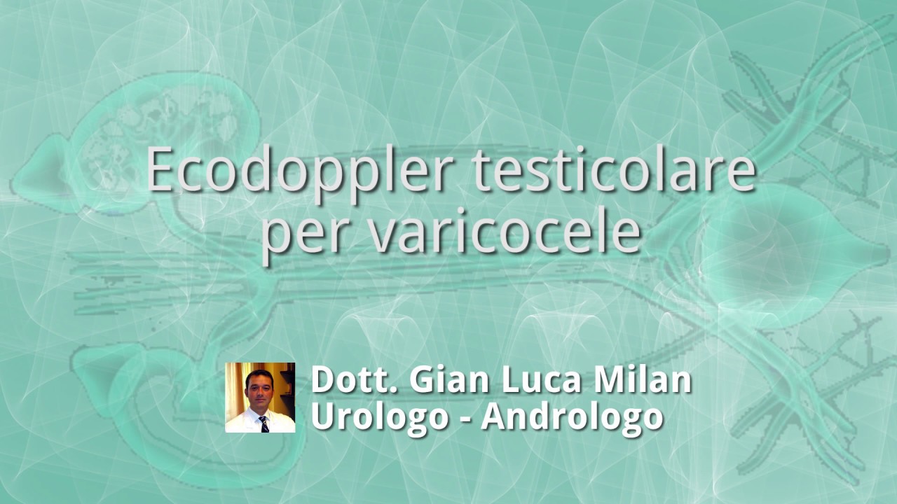 Ecodoppler testicolare varicocele