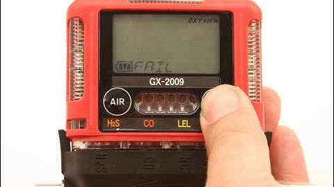 GX-2009 Gas Monitor Training - Calibration Mode