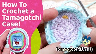 How to make a TAMAGOTCHI UNI Case 🧶 Crochet Step By Step Instructions
