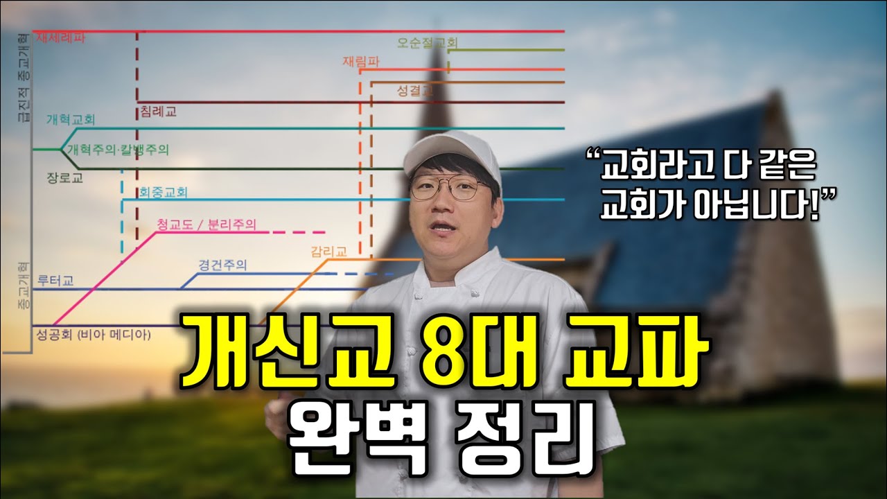 루터교 장로교 성공회 침례교 감리교 성결교 오순절교회 구세군..탄생 스토리와 특징 아는 척하기 [역사로 보는 기독교 5편(완결)] #기독교史