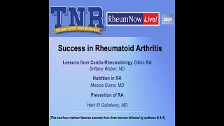 Tuesday Night Rheumatology: Rheumatoid Arthritis RePlay from RNL24