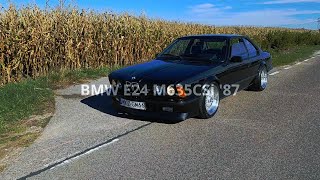 E24 M635 CSi '86 - walkaround, soundcheck, powerslides