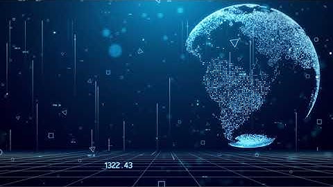 World Digital Background Loop