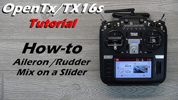 OpenTx Companion Tutorial • Aileron Rudder Mixing+Mix on a Knob • Radiomaster TX16s • [Intermediate]