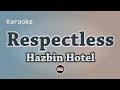 Hazbin Hotel - Respectless (Karaoke with Lyrics)